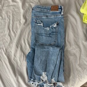 American Eagle Outfitters Blue Skinny Jeans